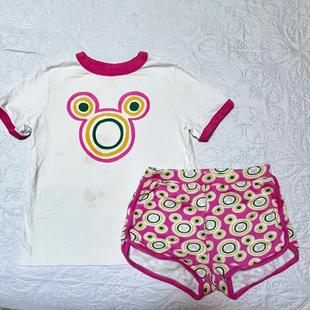 Hanna Andersson Disney Collection Mickey Outfit Size 6/7